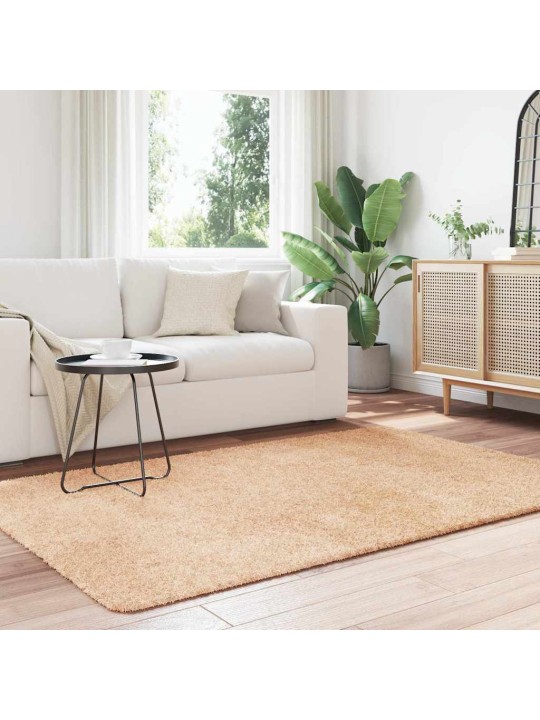 Pörrömatto korkeanukkainen navarra beige 130x200 cm polyesteri