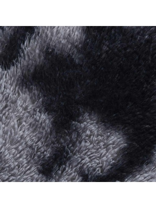 Pörrömatto korkeanukkainen navarra tummanharmaa 130x200 cm