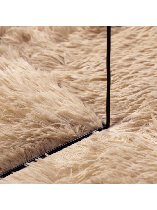 Pörrömatto korkeanukkainen navarra beige 200x290 cm polyesteri