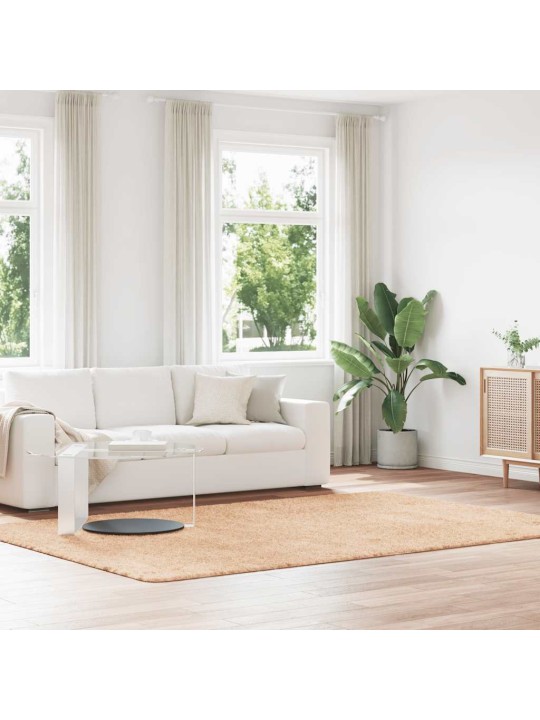 Pörrömatto korkeanukkainen navarra beige 200x290 cm polyesteri