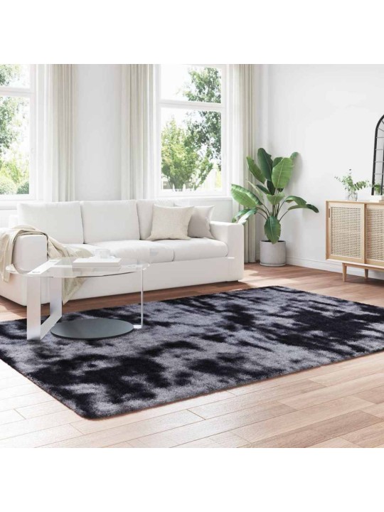 Pörrömatto korkeanukkainen navarra tummanharmaa 200x290 cm