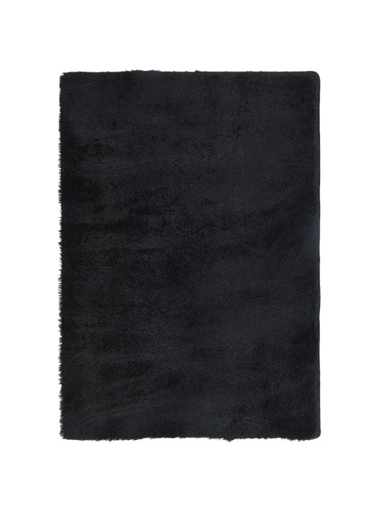 Pörrömatto korkeanukkainen navarra musta 240x340 cm polyesteri