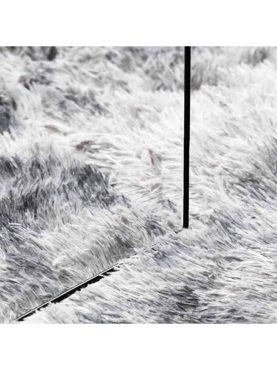 Pörrömatto korkeanukkainen navarra vaaleanharmaa 240x340 cm