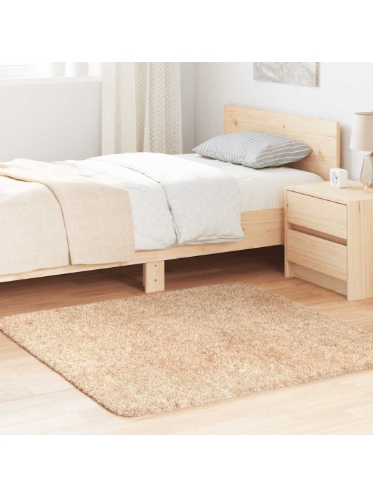 Pörrömatto korkeanukkainen navarra beige 120x120 cm polyesteri