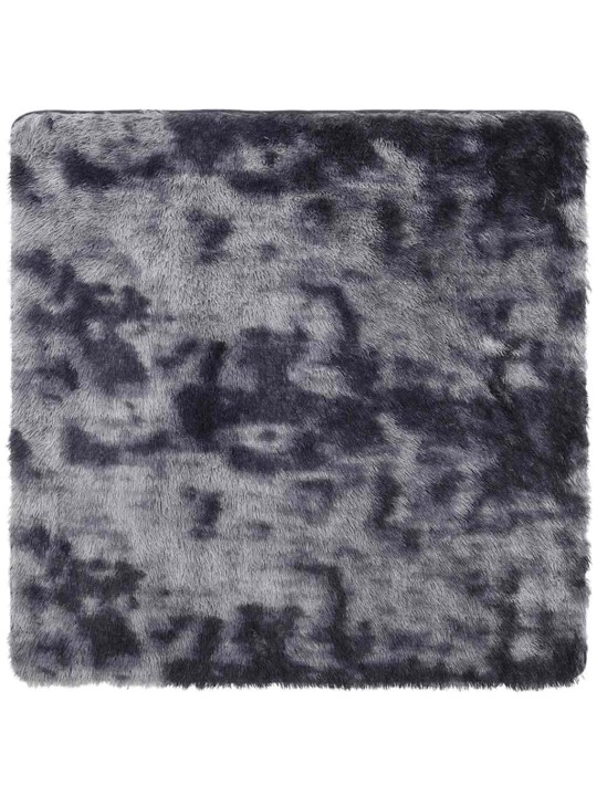 Pörrömatto korkeanukkainen navarra tummanharmaa 200x200 cm