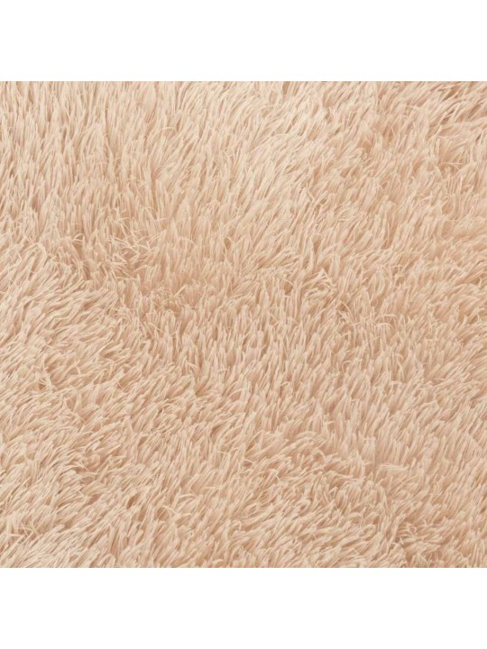 Pörrömatto korkeanukkainen navarra beige 240x240 cm polyesteri