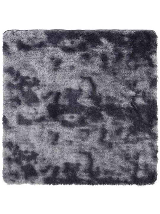 Pörrömatto korkeanukkainen navarra tummanharmaa 240x240 cm