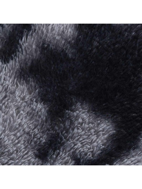 Pörrömatto korkeanukkainen navarra tummanharmaa 240x240 cm