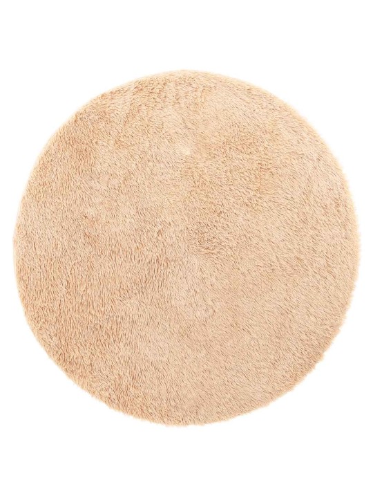 Pörrömatto korkeanukkainen navarra beige 120x120 cm polyesteri