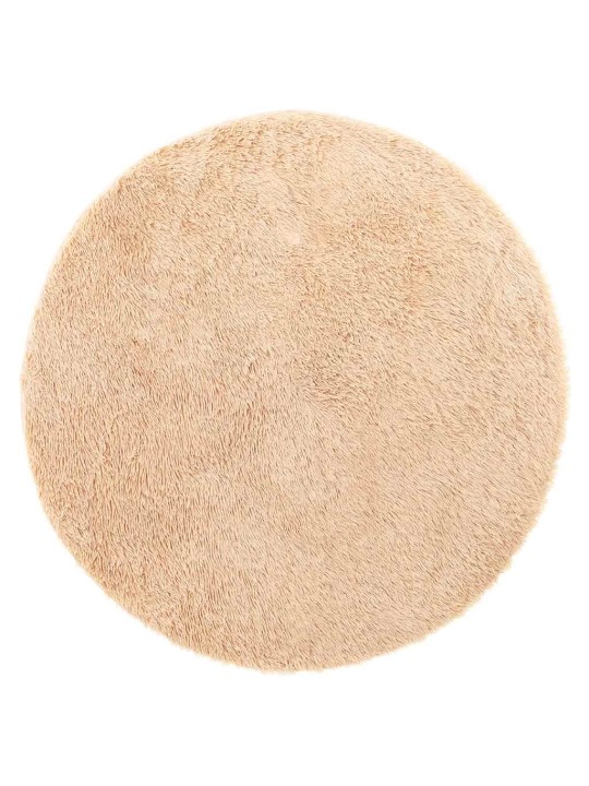 Pörrömatto korkeanukkainen navarra beige 200x200 cm polyesteri