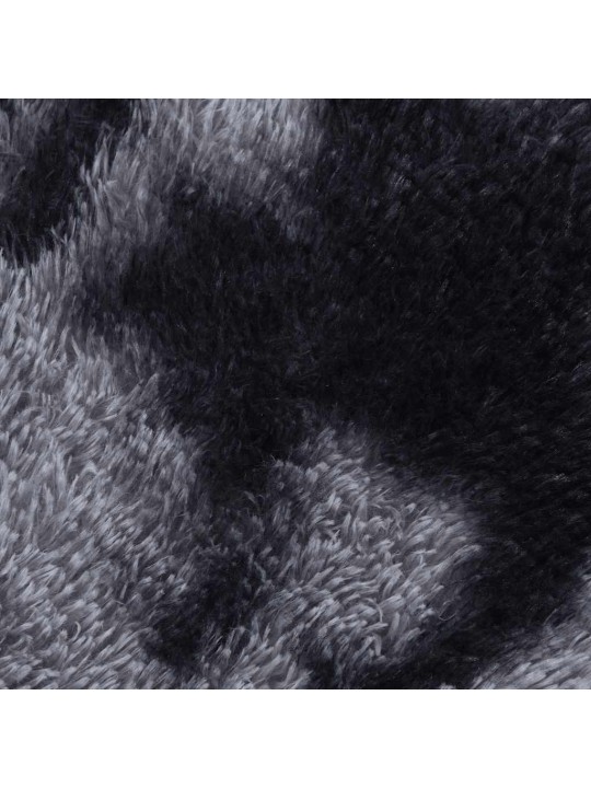 Pörrömatto korkeanukkainen navarra tummanharmaa 200x200 cm