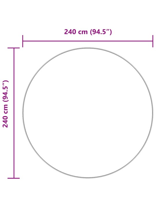 Pörrömatto korkeanukkainen navarra beige 240x240 cm polyesteri