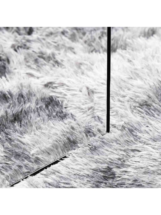 Pörrömatto korkeanukkainen navarra vaaleanharmaa 240x240 cm