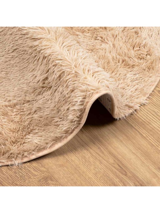 Pörrömatto korkeanukkainen navarra beige 300x200 cm polyesteri