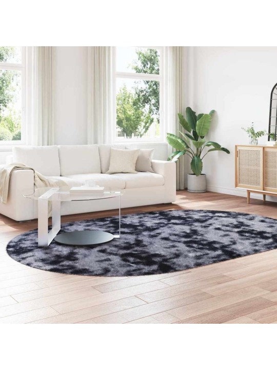 Pörrömatto korkeanukkainen navarra tummanharmaa 300x200 cm