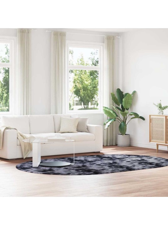 Pörrömatto korkeanukkainen navarra tummanharmaa 300x200 cm