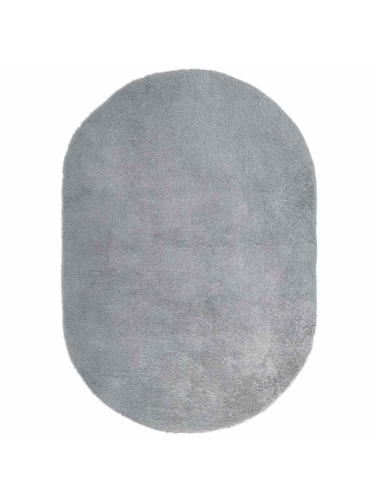 Pörrömatto korkeanukkainen navarra hopeanharmaa 300x200 cm