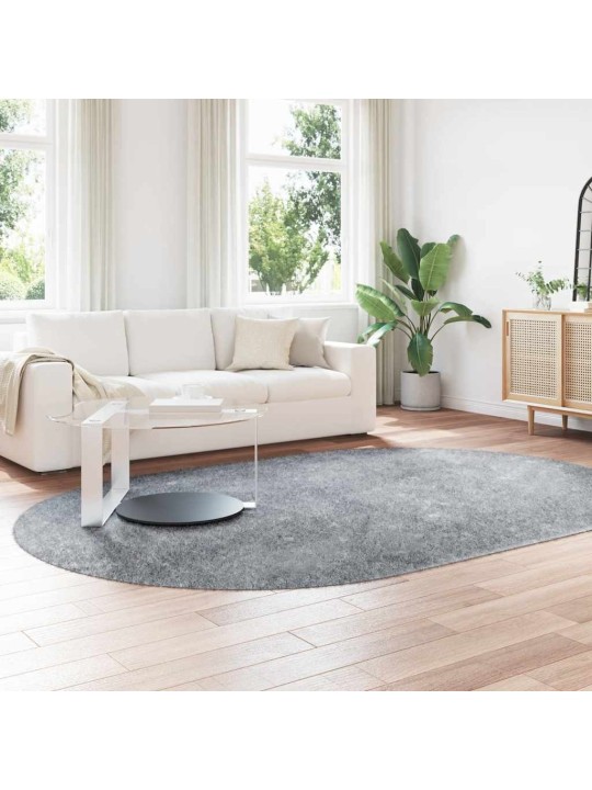 Pörrömatto korkeanukkainen navarra hopeanharmaa 300x200 cm