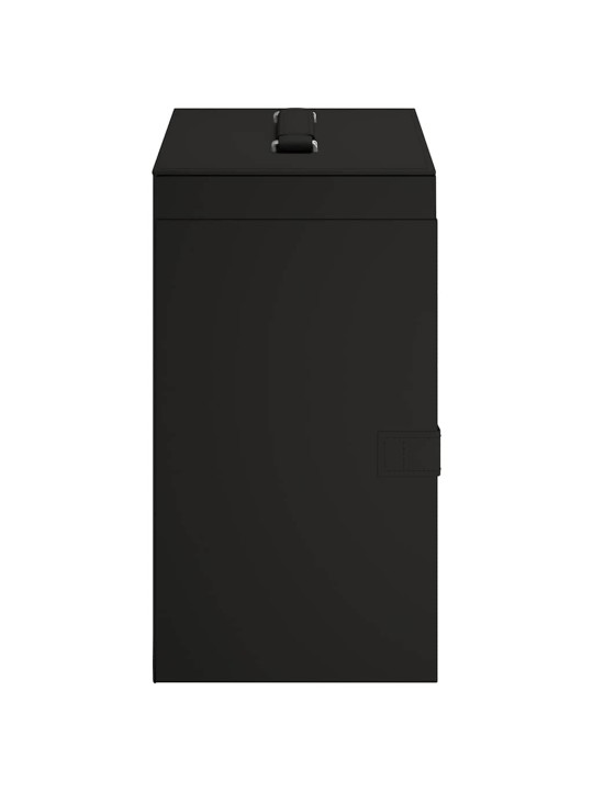 Jewellery box 5-kerroksinen peililukittavalla mustalla