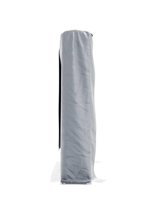 Polttopuuteline sadesuojalla 100x25x150 cm galvanoitu teräs