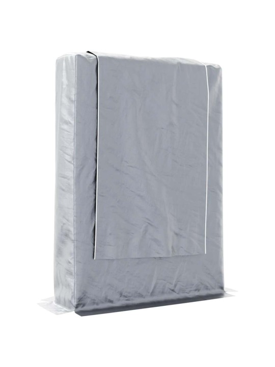 Polttopuuteline sadesuojalla 100x25x150 cm galvanoitu teräs