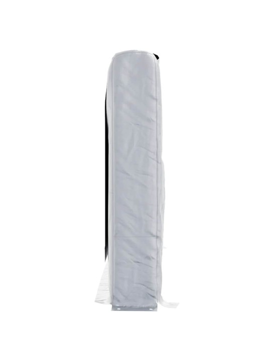 Polttopuuteline sadesuojalla 250x25x150 cm galvanoitu teräs