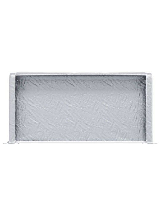 Polttopuuteline sadesuojalla 300x25x150 cm galvanoitu teräs
