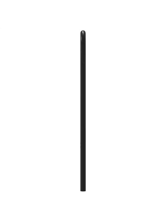 Savustettu tammipääty 120 cm teräs ja valmistettu puu