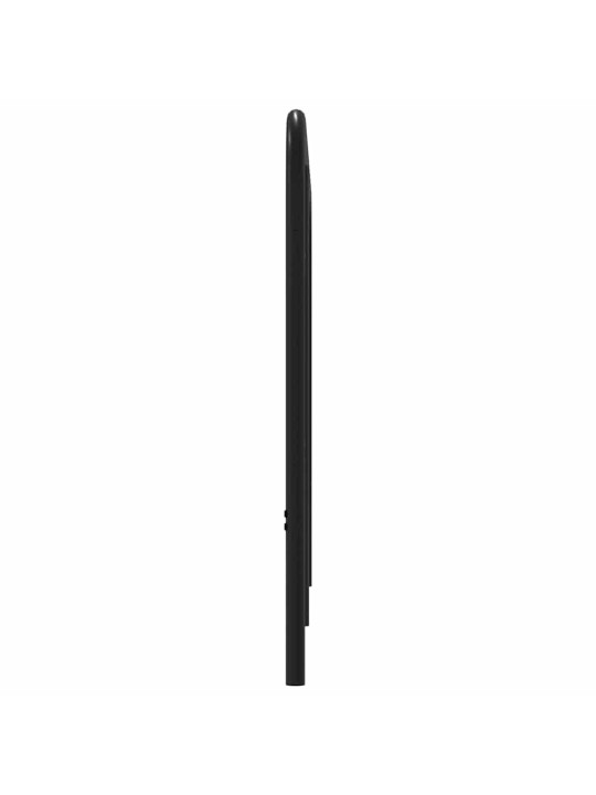Sängynpääty savutammi 180 cm teräs ja tekninen puu