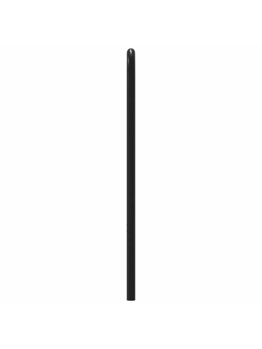 Sängynpääty sonoma-tammi 120 cm teräs ja tekninen puu