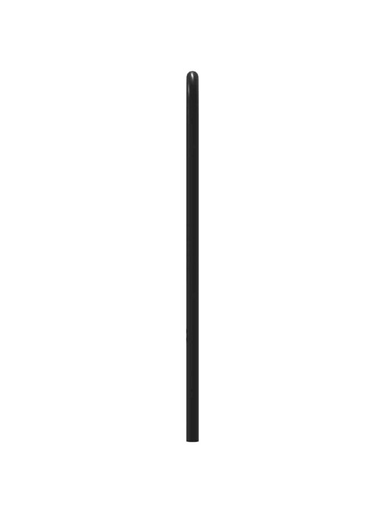 Sängynpääty sonoma-tammi 140 cm teräs ja tekninen puu