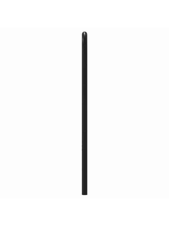 Sängynpääty sonoma-tammi 160 cm teräs ja tekninen puu