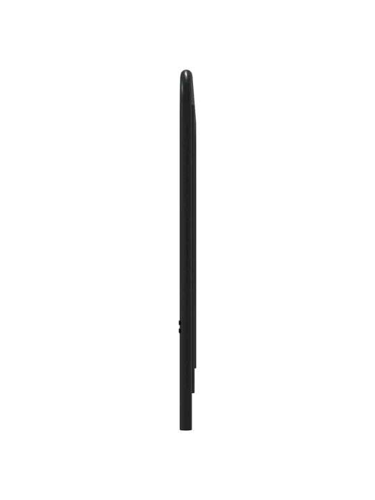 Sängynpääty sonoma-tammi 180 cm teräs ja tekninen puu