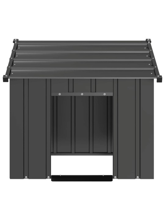Koiratalo katolla 85x107x81 cm galvanoitua terästä