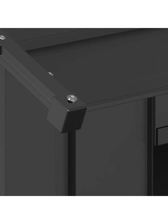 Koiratalo katolla 85x107x81 cm galvanoitua terästä