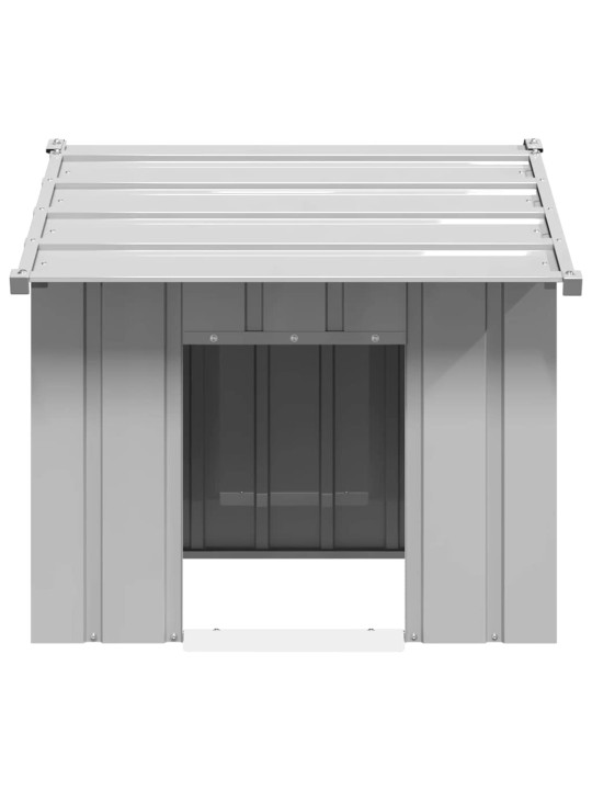 Koiratalo katolla 85x107x81 cm galvanoitua terästä