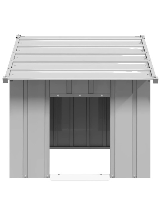 Koiratalo katolla 83x130x85 cm galvanoitua terästä
