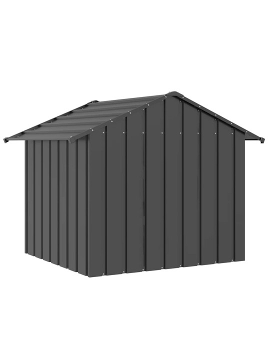 Koiratalo katolla 131x101x102 cm galvanoitua terästä