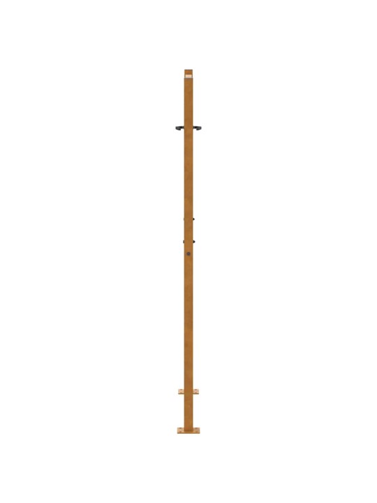 Puutarhaportti 105x155 cm weathering steel light design