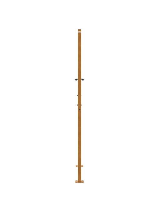 Puutarhaportti 105x180 cm weathering steel light design