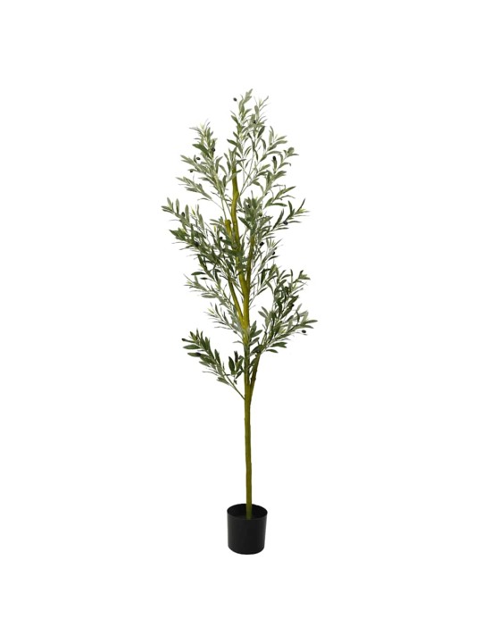 Keinotekoinen oliivipuu 800 lehdet 200 cm vihreä