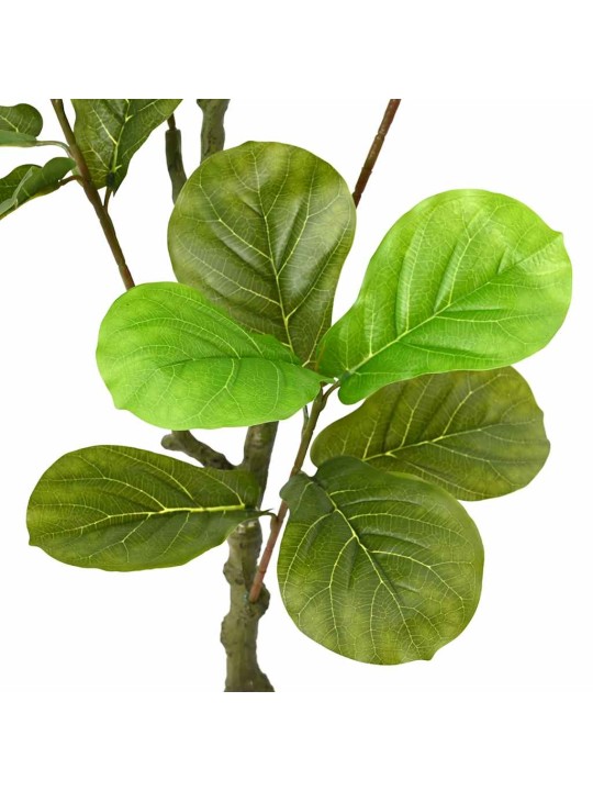 Keinotekoinen ficus tree 30 lehdet 125 cm vihreä