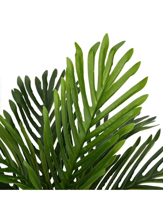 Keinotekoinen palmu kasvi 9 lehteä 70 cm vihreä