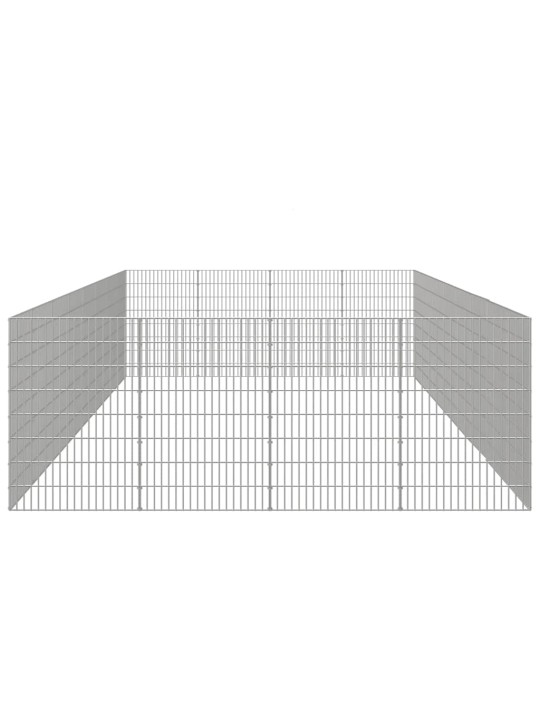 Eläinhäkki free range 24-paneelia 54x80 cm galvanoitu rauta