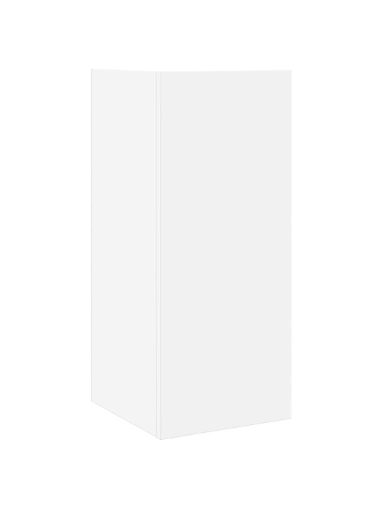 Sivupöydät 2 kpl hyllyllä valkoinen 25,5x27x60 cm