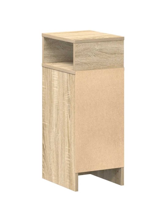 Yöpöytäkaapit 2 kpl laatikolla sonoma-tammi 25x31x66 cm