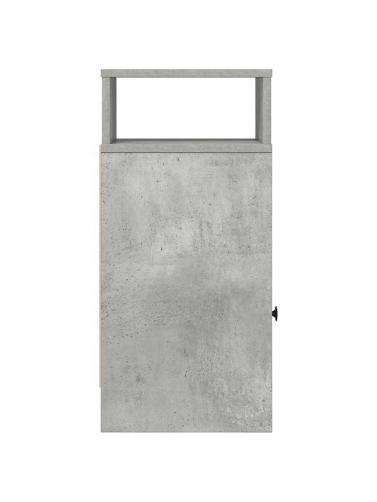 Yöpöytäkaappi laatikolla betoninharmaa 25x31x66 cm