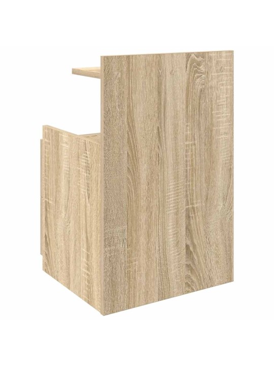 Yöpöydät 2 kpl 2 laatikolla Sonoma-tammi 40x36,5x62 cm