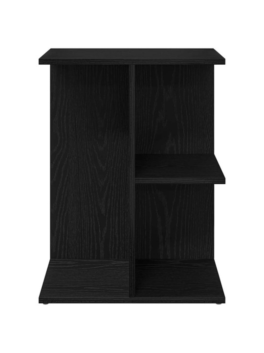 Yöpöydät 2 kpl musta tammi 46,5x29x61 cm tekninen puu