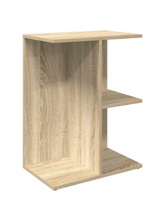 Yöpöydät 2 kpl sonoma-tammi 46,5x29x61 cm tekninen puu